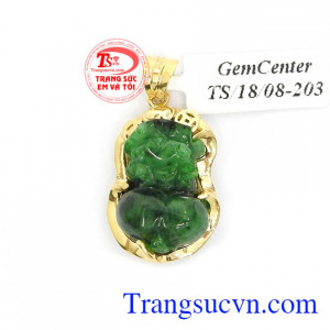 Mặt Dây Tỳ Hưu Phỉ Thúy Chiêu Tài trong phong thủy Tỳ hưu là linh vật đặc biệt, có tác dụng chiêu tài lộc, thăng tiến trong công việc, mang lại bình an, may mắn và hạnh phúc cho người đeo