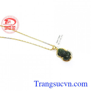 Mặt Tỳ Hưu Nephrite Ngọc Đẹp phù hợp nhiều loại dây chuyền khác nhau