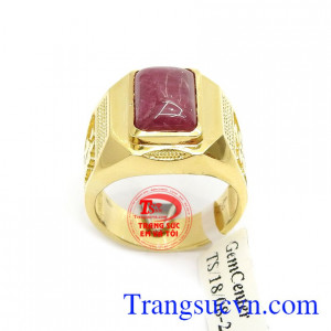 Đá Ruby còn có tác dụng mang lại may mắn, bình an và thịnh vượng cho người đeo
