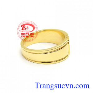 Nhẫn thánh giá vàng tây tinh tế