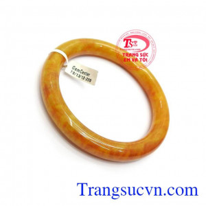 Vòng ngọc cẩm thạch da cam