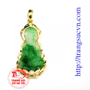 Mặt ngọc cẩm thạch kiểu ốp vàng đẹp viền