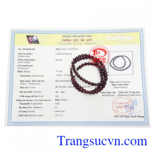 Sản phẩm có giấy kiểm định đá quý