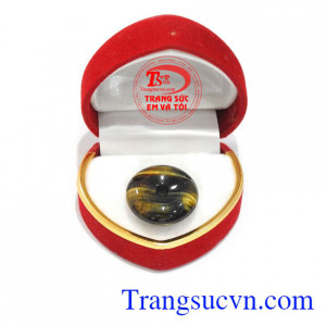 Đồng xu đá mắt hổ