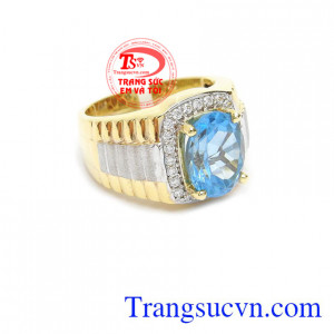 Nhẫn Nam Topaz
