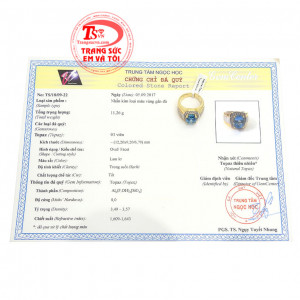 Chứng chỉ đá quý từ trung tâm ngọc học