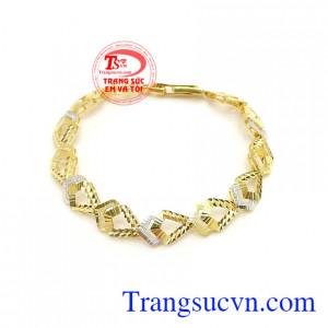 Lắc Tay Nữ 10k Xinh Xắn kiểu dáng đẹp, chất lượng cao, tôn lên sự dịu dàng, tinh tế và phong cách phái đẹp