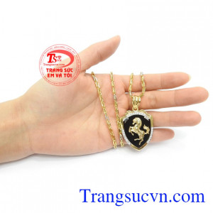 Bộ dây chuyền nam vàng tây cao cấp