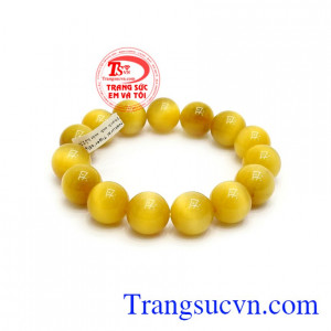 Chuỗi Thạch Anh Mắt Hổ Thiên Nhiên 14 Ly chất lượng cao cấp, màu sắc tươi sáng