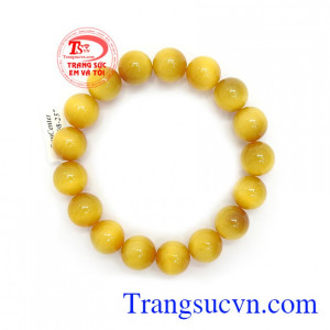 Chuỗi Thạch Anh Mắt Hổ 12 Ly có tác dụng xua đuổi tà ma, đem lại sự mạnh mẽ, may mắn và thịnh vượng cho người đeo