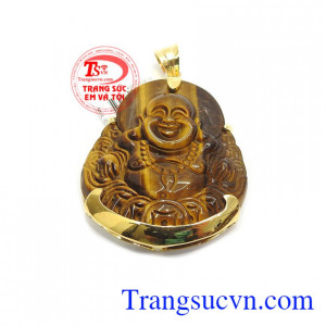 Mặt dây phật di lặc vàng 14k