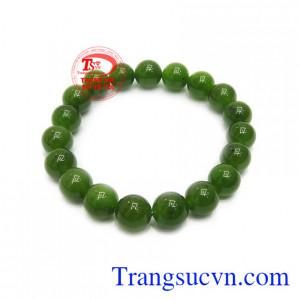 Chuỗi cẩm thạch thiên nhiên 9 ly đẹp, trẻ trung phù hợp với tất cả các mệnh. 