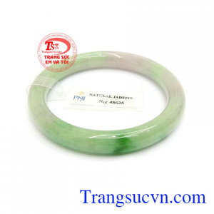 Vòng Cẩm Thạch Môn Hưng Thịnh màu môn lục độc đáo, mới lạ, chất lượng cao cấp