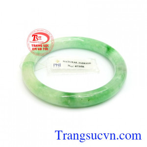 Vòng Tay Cẩm Thạch Phúc Lộc vân ngọc đẹp, độc đáo, chất lượng cao cấp