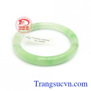 Vòng Tay Cẩm Thạch Hạnh Phúc ngọc thiên nhiên màu sắc đẹp, chất lượng cao