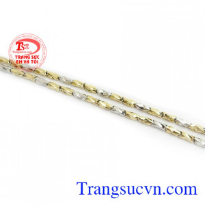 Dây chuyền nam vàng tây sang trọng Dây chuyên nam sáng bóng