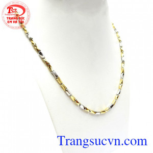 Dây Chuyền Ý 18k Size Nhỏ Thiết kế độc đáo, sang trọng và nam tính giúp các bạn nam thêm tự tin và lôi cuốn