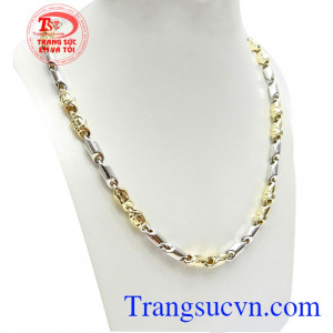 Dây Chuyền Nam Vàng Ý Cá Tính