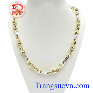 Dây Chuyền Ý 10k Thời Thượng kiểu dáng thời trang, mạnh mẽ, sang trọng và phù hợp với nhiều phong cách thời trang khác nhau