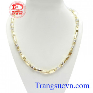 Dây Chuyền Vàng Ý Phong Cách nhập khẩu nguyên chiếc, kiểu dáng đẹp, chất lượng cao