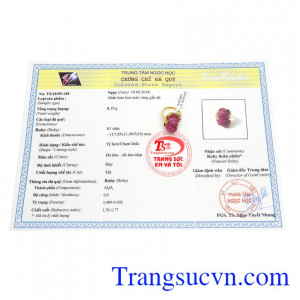 Nhẫn có giấy kiểm định đá quý