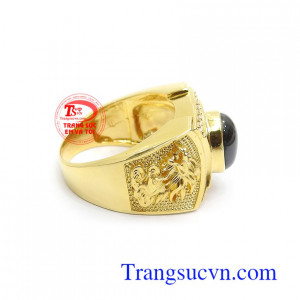 Nhẫn nam vàng 14k sang trọng, đẳng cấp