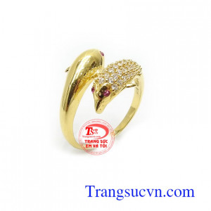 Nhẫn Nữ Cá Heo 10k Quý Phái bền đẹp, chất lượng, tôn lên nét cá tính, dịu dàng và sang trọng cho phái đẹp