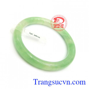 Vòng ngọc tay cẩm thạch thiên nhiên màu sắc đẹp, chất lượng cao, có giấy kiểm định kèm theo