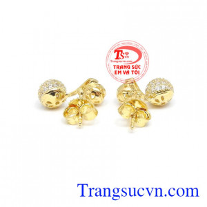 Hoa tai vàng Dio đôi