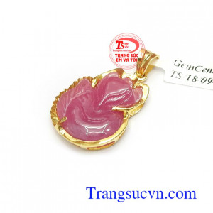 Mặt Dây Chuyền Hồ Ly Quyền Lực vàng 14k chạm khắc đẹp, chất lượng cao, phù hợp nhiều loại dây chuyền khác nhau