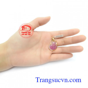 Mặt Hồ Ly Sapphire May Mắn bình an