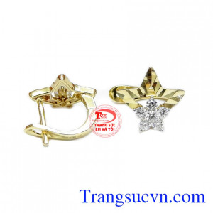 Đôi hoa tai nhỏ gọn, xinh xắn thích hợp làm quà tặng cho người phụ nữ mà bạn yêu thương.