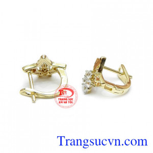 Đôi hoa tai bền đẹp, giao hàng uy tín. 