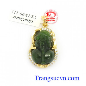 Mặt Tỳ Hưu Cẩm Thạch Tài Lộc Tỳ là linh vật được ưa chuộng bậc nhất trong phong thủy bởi tác dụng trừ tà, chiêu tài lộc, may mắn, mang lại bình an và hạnh phúc cho người đeo