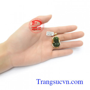 Mặt Tỳ Hưu Cẩm Thạch Tài Lộc may mắn