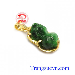 Mặt Dây Tỳ Hưu Cát Tường là linh vật có tác dụng giải trừ tà khí, mang lại điều tốt lành như tài lộc, may mắn trong công việc và cuộc sống