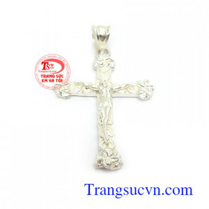 Mặt dây chuyền thánh giá bạc
