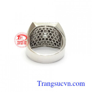 Nhẫn nam 10k Hàn Quốc phong cách phái mạnh