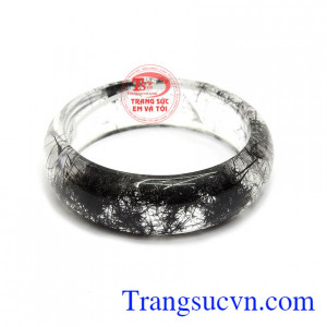 Vòng thạch anh tóc đen tài lộc