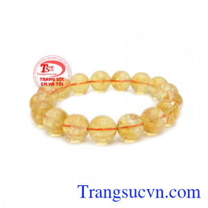 Chuỗi thạch anh vàng 12 ly