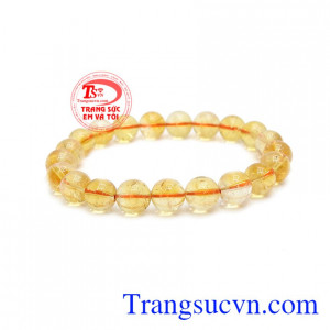 Chuỗi thạch anh vàng 9 ly 