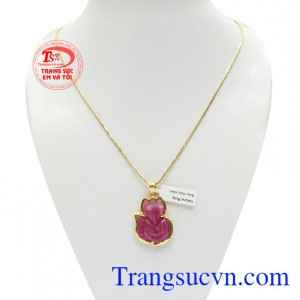 Bộ trang sức hồ ly ruby đẹp