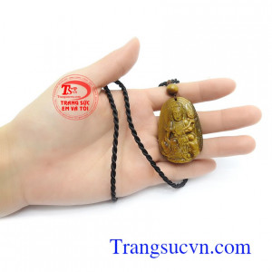 Mặt dây chuyền mắt hổ thiên nhiên 