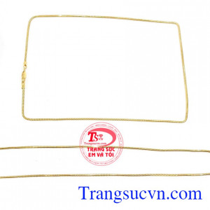 Dây vàng 18k 750 nhập khẩu nguyên chiếc ITALY tinh tế đeo bền đẹp