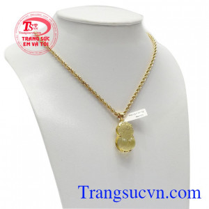 Bộ dây tỳ hưu vàng tài lộc mang lại nhiều may mắn trong công việc kinh doanh.