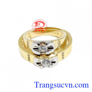 Với kiểu chế tác lạ mắt, sáng tạo sẽ giúp chiếc nhẫn cưới của bạn thêm sống động hơn.