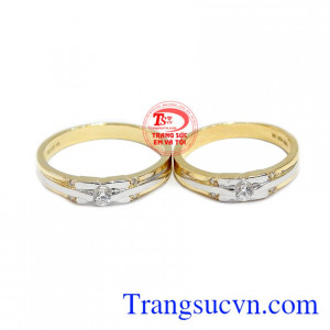 Nhẫn cưới yêu thương Korea là sản phẩm mới mang kiểu dáng hiện đại, tinh tế.