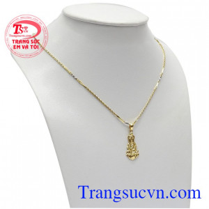 Sản phẩm bộ dây chuyền vàng tây sang trọng được thiết kế 3D đẹp. Bộ dây chuyền vàng đẹp