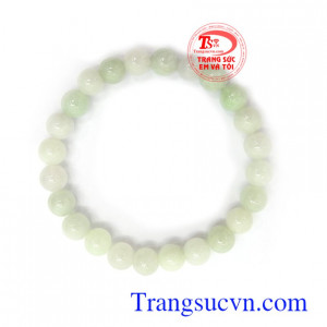 Chuỗi tay cẩm thạch thiên nhiên may mắn