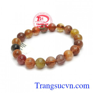 Chuỗi tay thạch anh tóc thịnh vượng là sản phẩm chuỗi tay thạch anh tóc đẹp